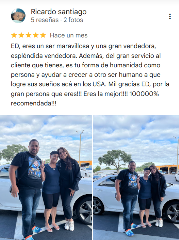 Testimonio real de cliente 2